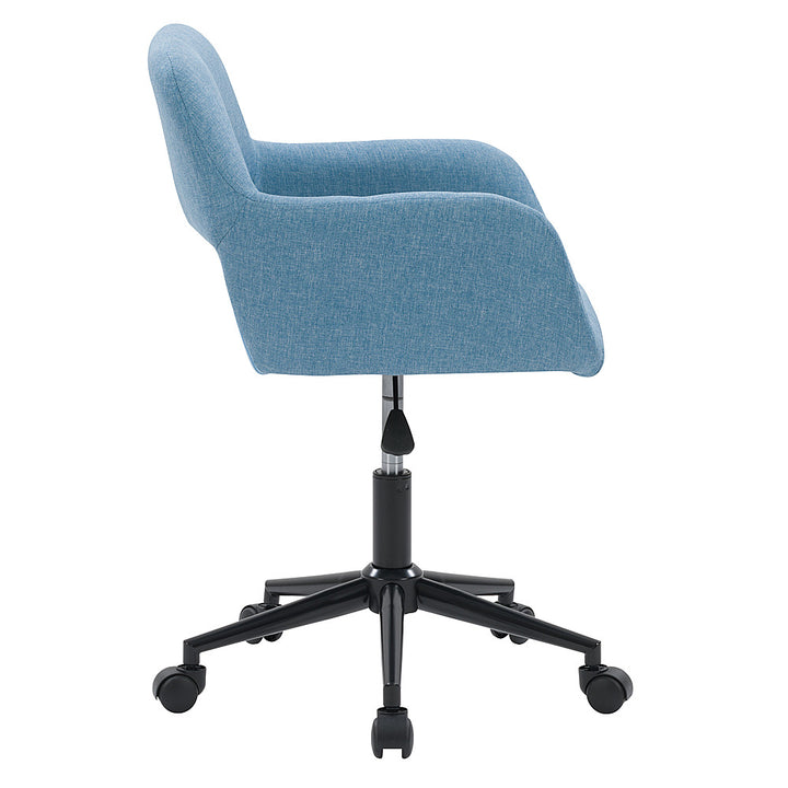 CorLiving - Marlowe Upholstered Task Chair - Light Blue_2