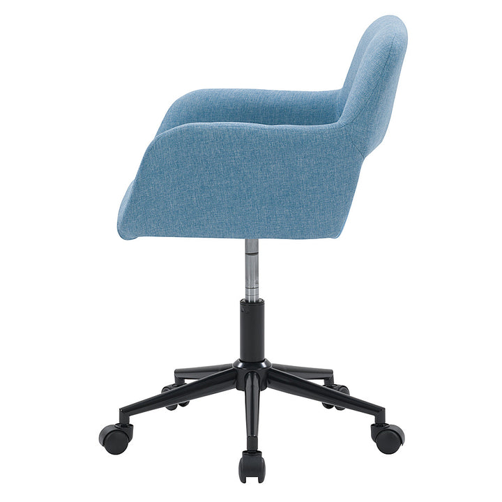 CorLiving - Marlowe Upholstered Task Chair - Light Blue_4