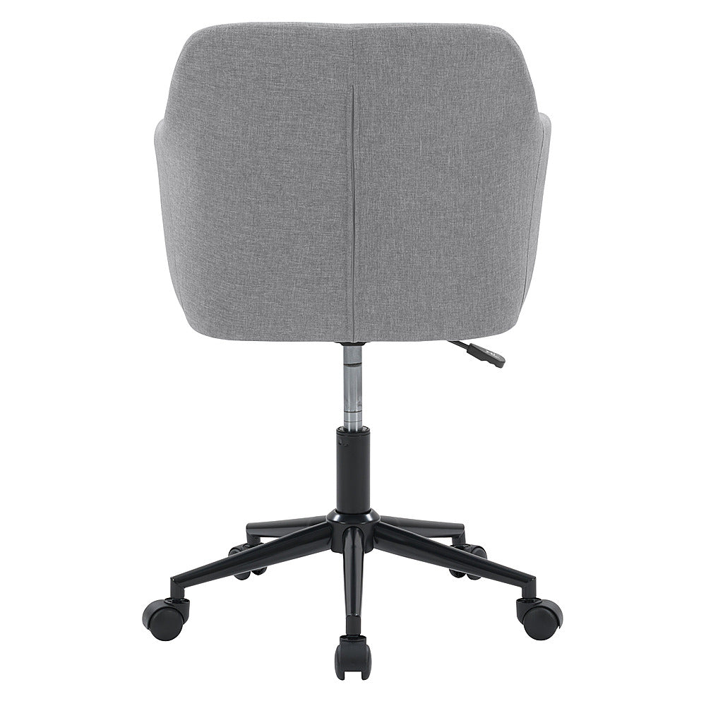 CorLiving - Marlowe Upholstered Button Tufted Task Chair - Light Grey_11