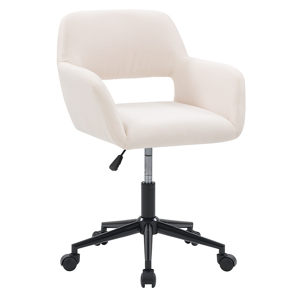 CorLiving - Marlowe Upholstered Task Chair - Off White_1