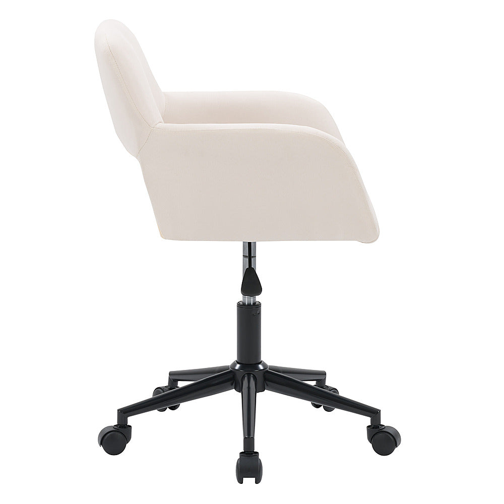 CorLiving - Marlowe Upholstered Task Chair - Off White_2