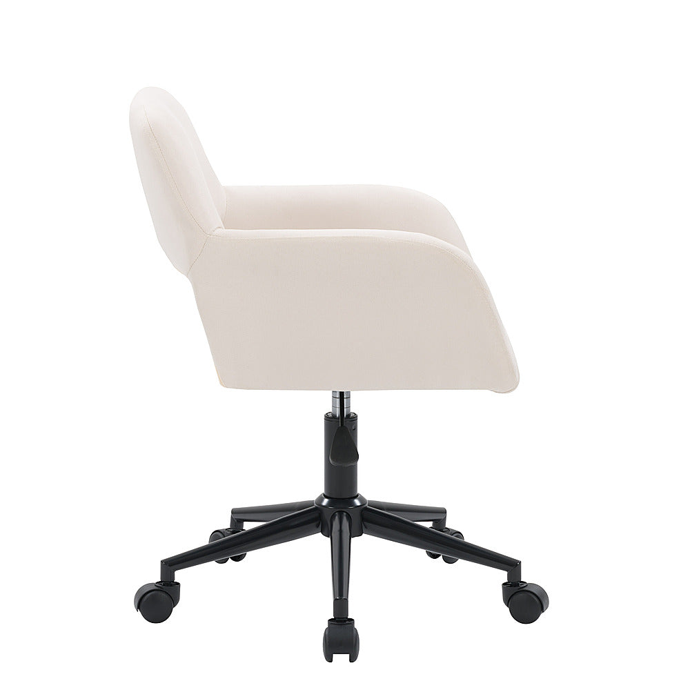 CorLiving - Marlowe Upholstered Task Chair - Off White_3