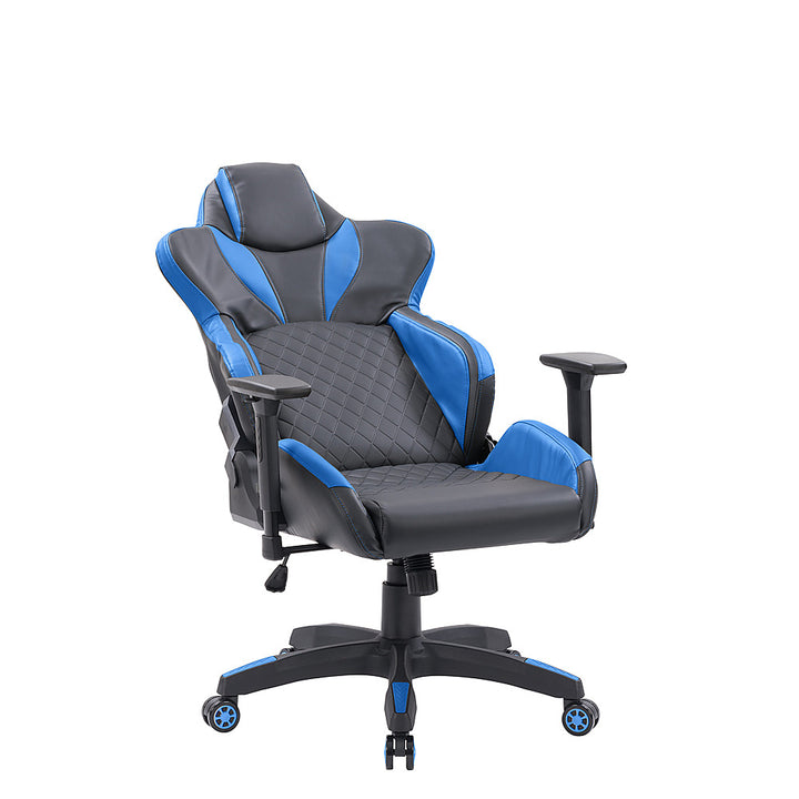 CorLiving - Nightshade Gaming Chair - Black and Blue_2