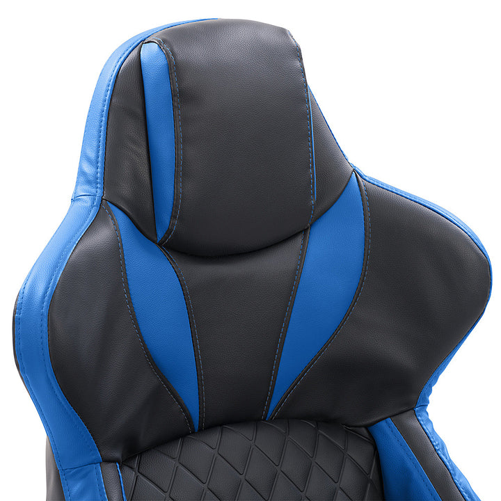 CorLiving - Nightshade Gaming Chair - Black and Blue_7