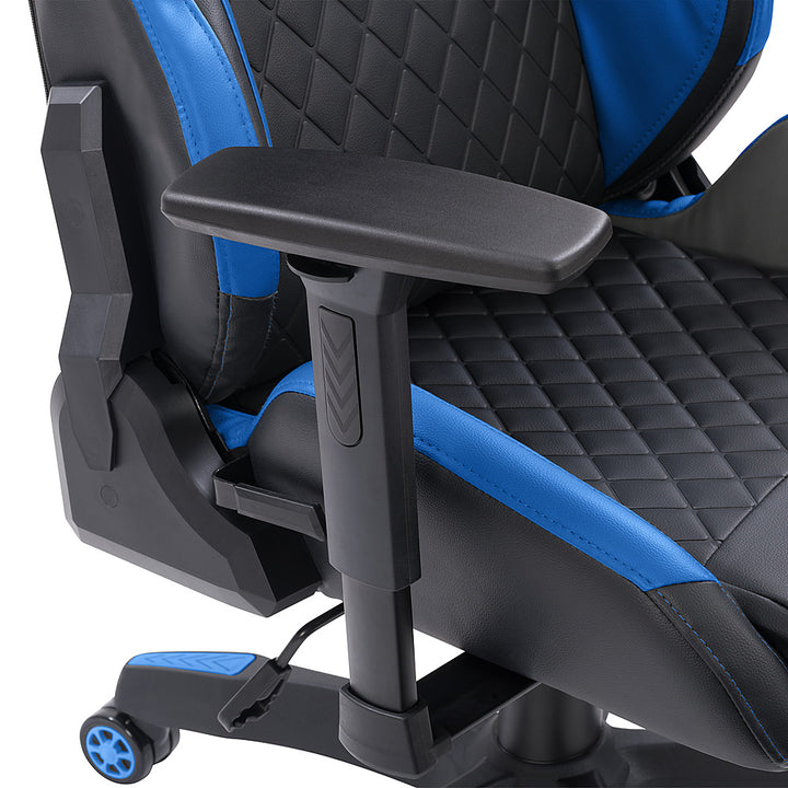 CorLiving - Nightshade Gaming Chair - Black and Blue_6