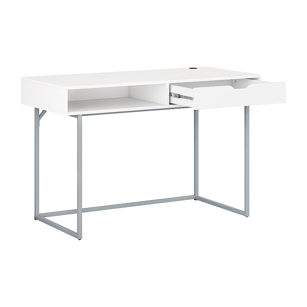 CorLiving - Auston 1-Drawer Desk - White_3