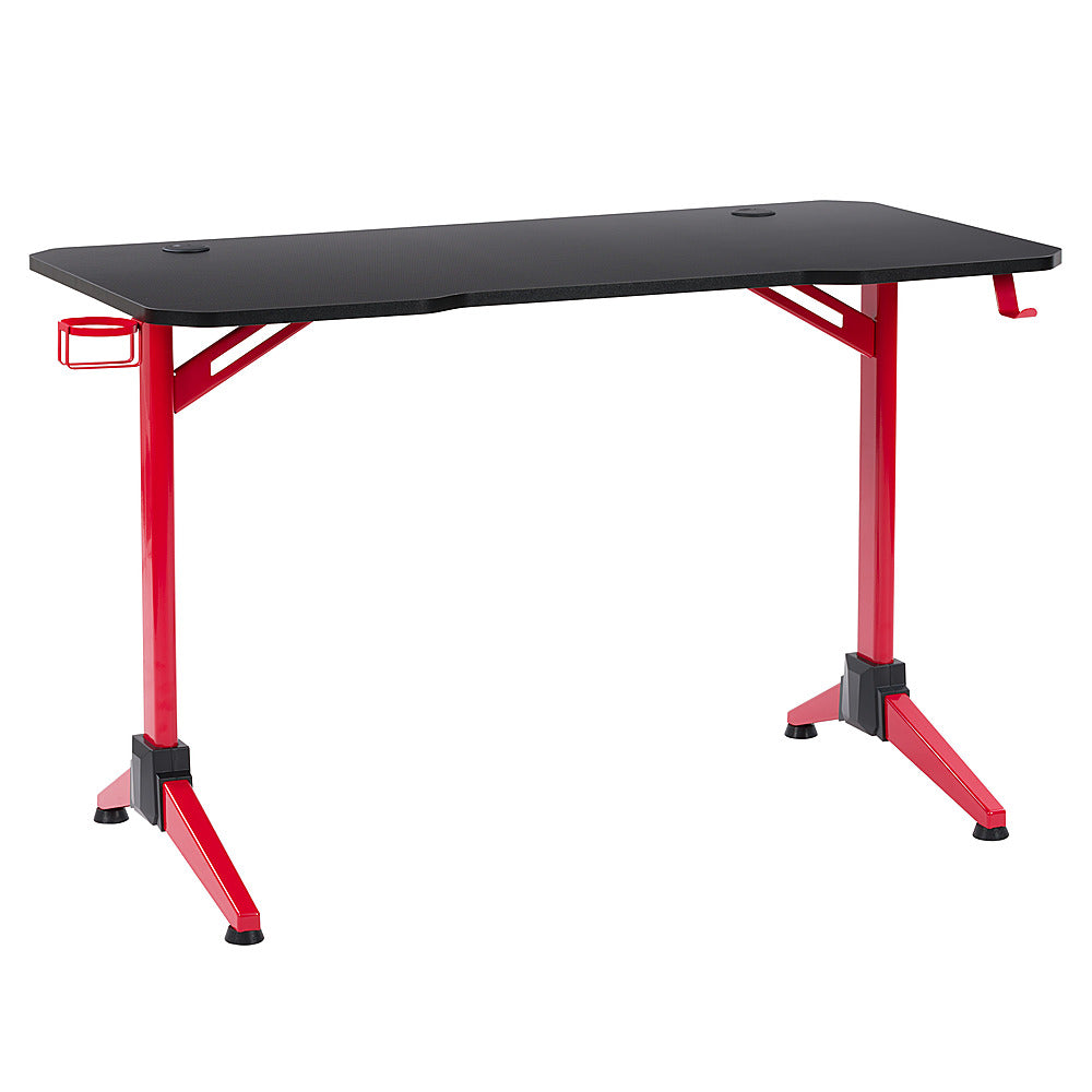 CorLiving - Conqueror Gaming Desk - Red and Black_1