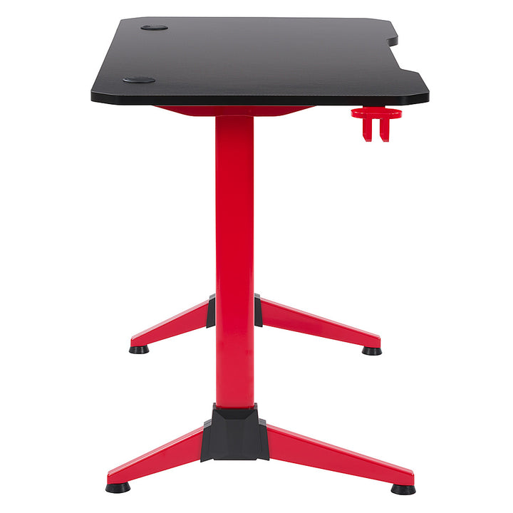 CorLiving - Conqueror Gaming Desk - Red and Black_3