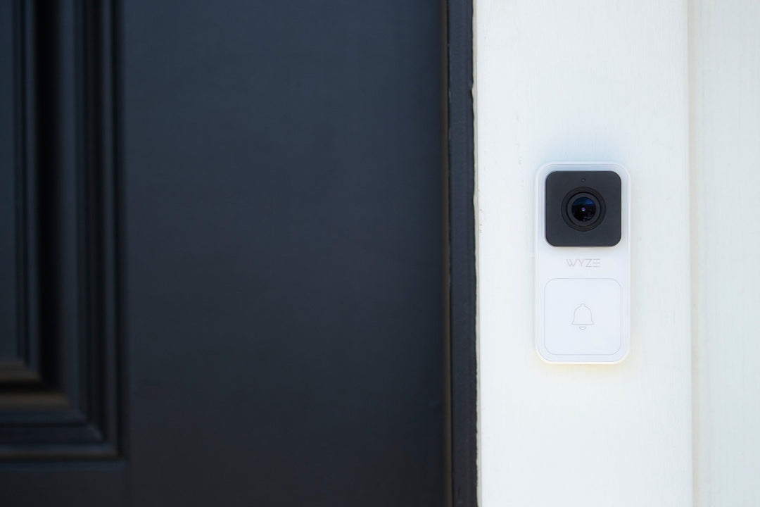 Wyze - Video Doorbell Wired (Horizontal Wedge Included) 1080p HD Video with 2-Way Audio - White_4
