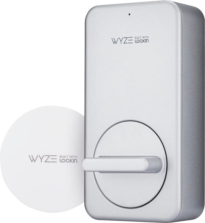 Wyze - Lock Smart Lock Wi-Fi Retrofit Deadbolt with App/Keypad/Voice Assistant Access - Silver_0