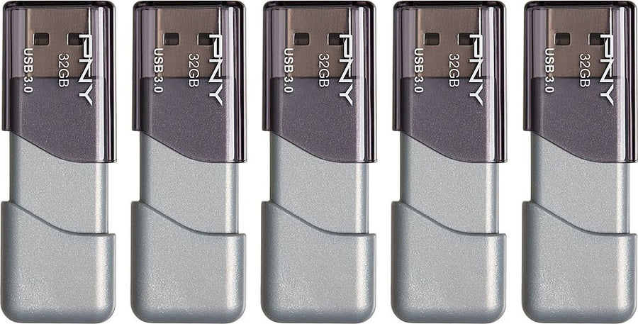 PNY - Turbo Attaché 3 32GB USB 3.0 Flash Drive, 5-Pack_0