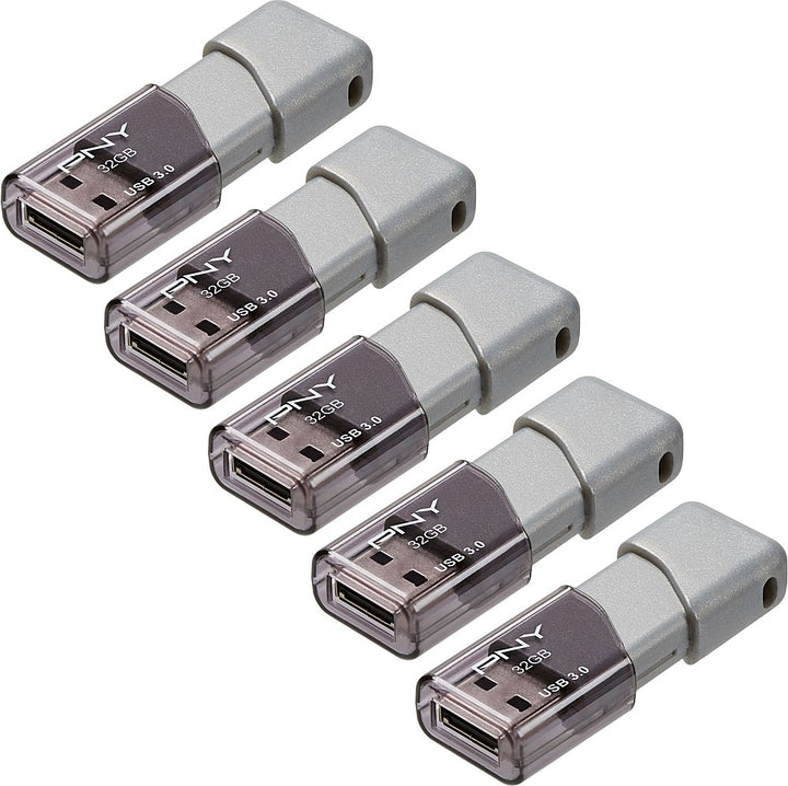 PNY - Turbo Attaché 3 32GB USB 3.0 Flash Drive, 5-Pack_1