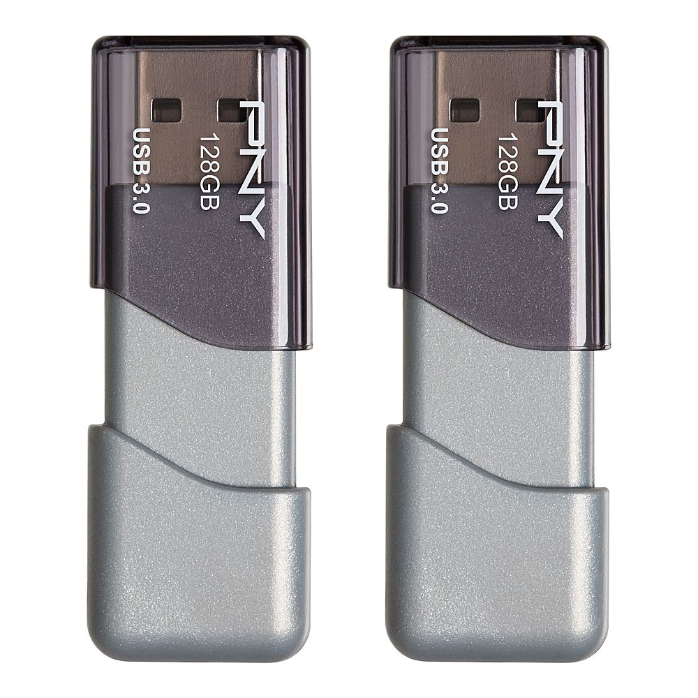 PNY - Turbo Attaché 3 128GB USB 3.0 Flash Drive, 2-Pack_0