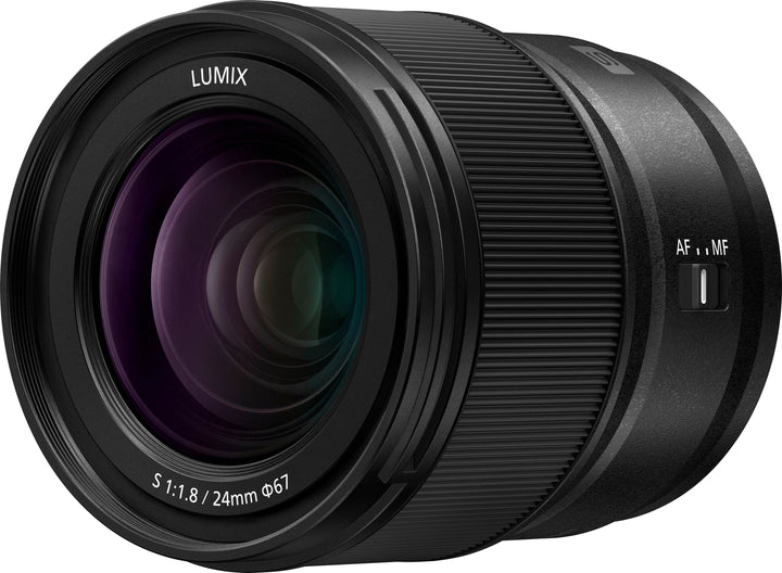 Panasonic - LUMIX S-S24 24mm F1.8 L-Mount Lens for LUMIX S Series Cameras - Black_0