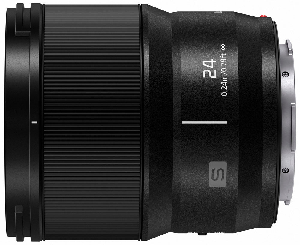Panasonic - LUMIX S-S24 24mm F1.8 L-Mount Lens for LUMIX S Series Cameras - Black_1