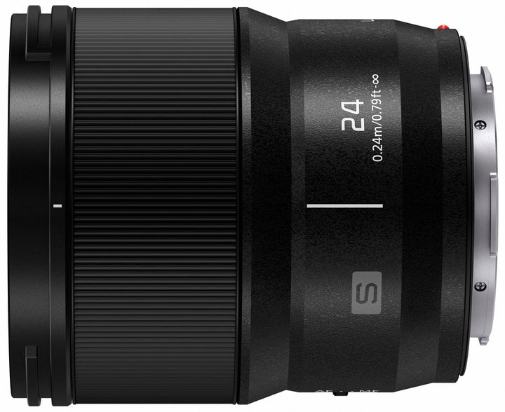 Panasonic - LUMIX S-S24 24mm F1.8 L-Mount Lens for LUMIX S Series Cameras - Black_1