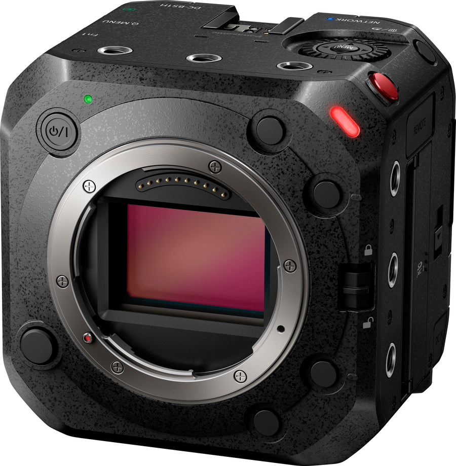Panasonic LUMIX Full-Frame Box-Style Live & Cinema Camera, 6K 24p / 5.9K 30p 10-bit Unlimited Video - DC-BS1H - Black_0