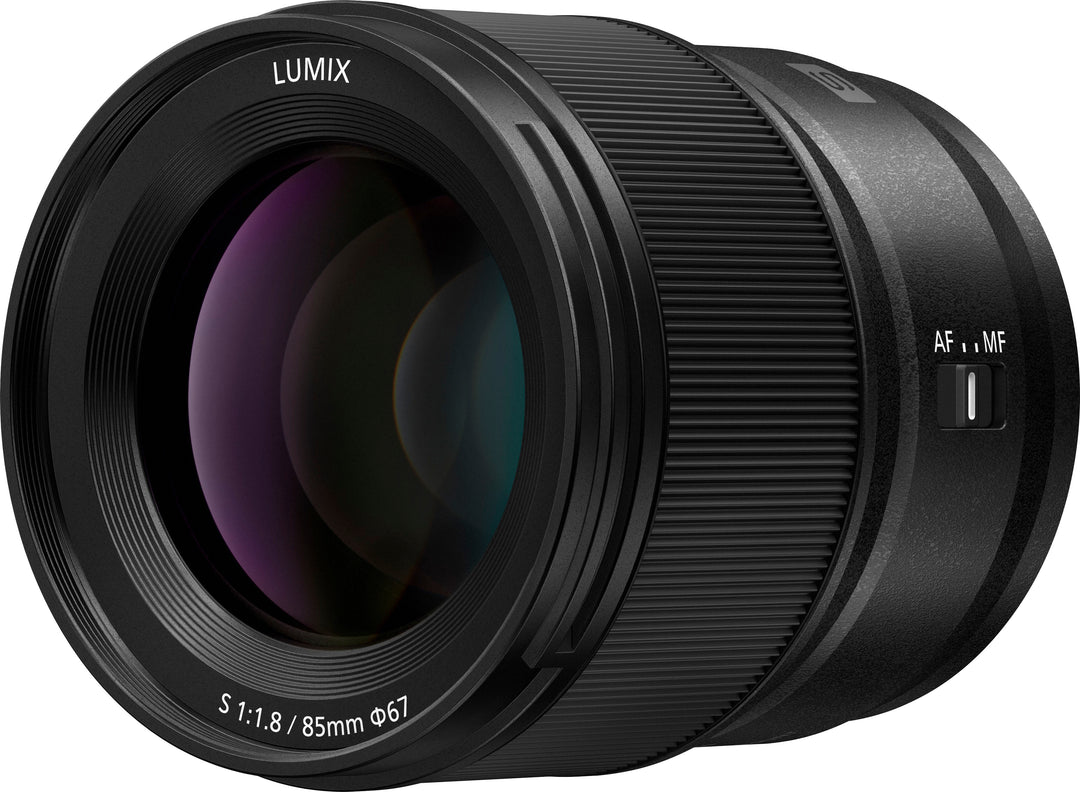 Panasonic - LUMIX S-S85 85mm F1.8 L-Mount Lens for LUMIX S Series Cameras - Black_0