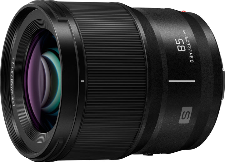 Panasonic - LUMIX S-S85 85mm F1.8 L-Mount Lens for LUMIX S Series Cameras - Black_3