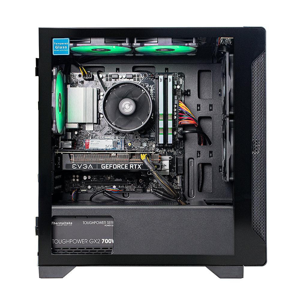 Thermaltake - Graphite 360 Gaming Desktop - AMD Ryzen 5 5600X - 16GB Memory - NVIDIA GeForce RTX 3060 - 1TB NVMe M.2 - Black_1