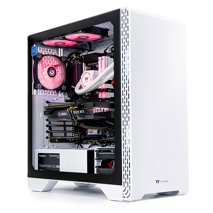 Thermaltake - Glacier 360 Gaming Desktop - AMD Ryzen 5 5600X - 16GB Memory - NVIDIA GeForce RTX 3060 - 1TB NVMe M.2 - White_6