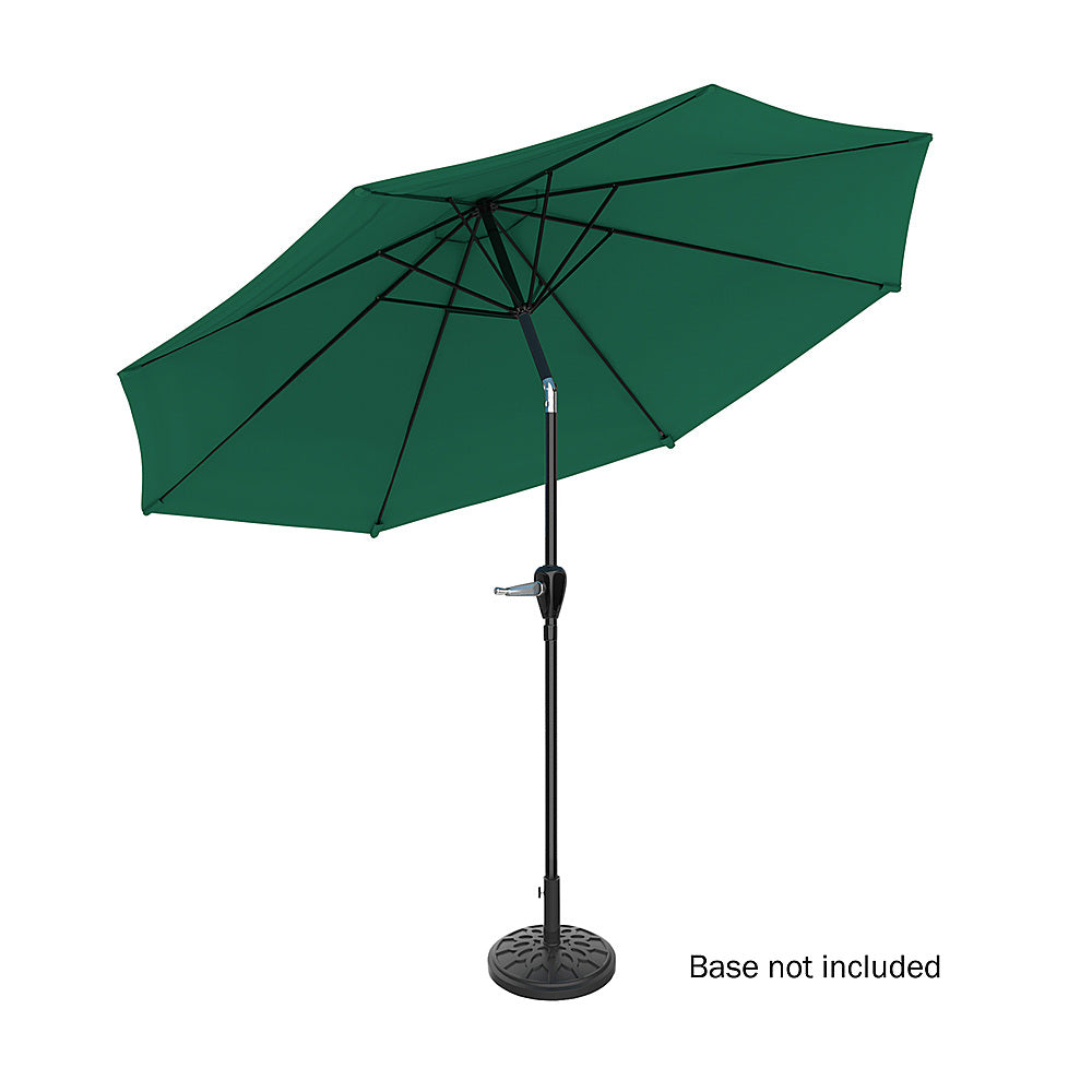 Nature Spring - 10-Foot Patio Half Umbrella with Auto Tilt - Hunter Green_6
