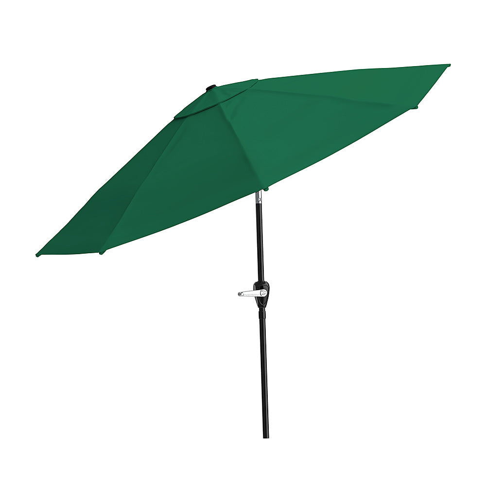 Nature Spring - 10-Foot Patio Half Umbrella with Auto Tilt - Hunter Green_4