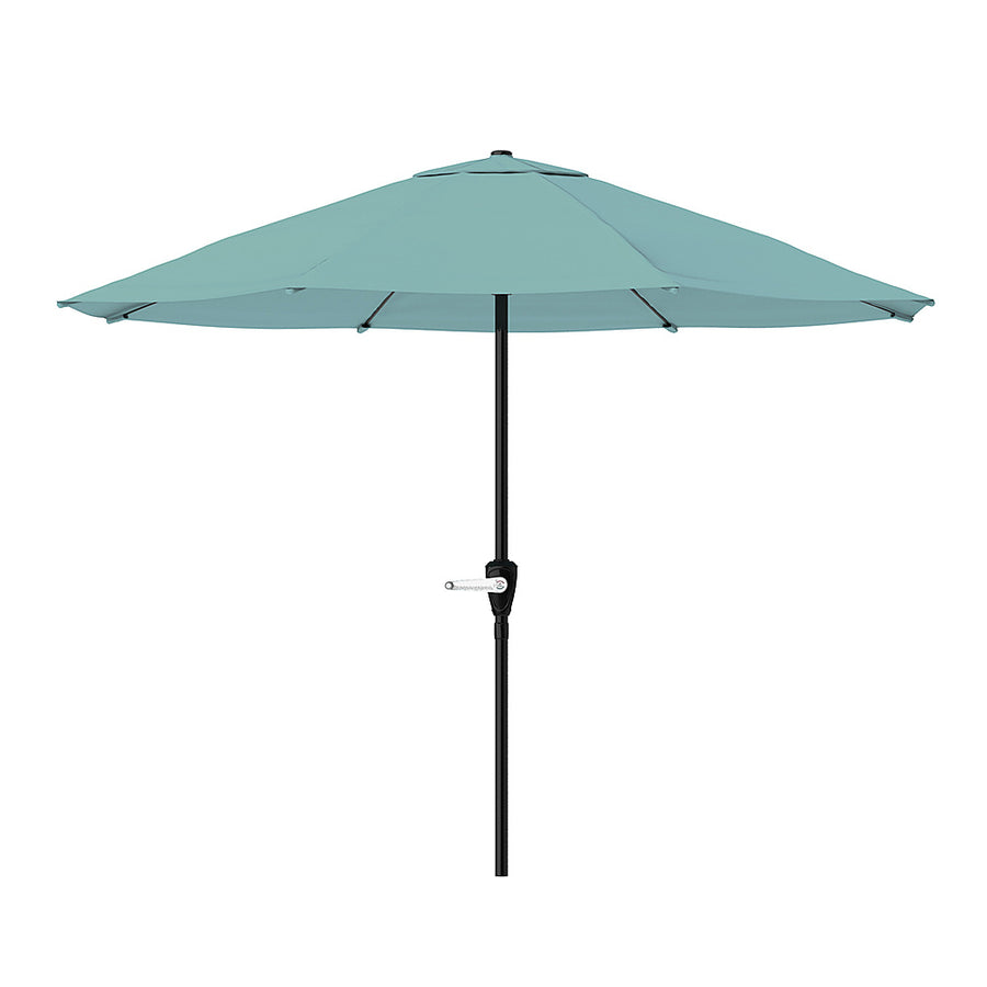 Nature Spring - 9-Foot Easy Crank Patio Umbrella - Dusty Green_0