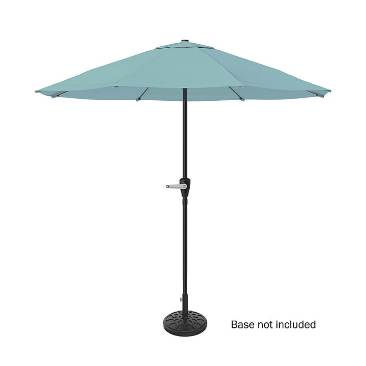Nature Spring - 9-Foot Easy Crank Patio Umbrella - Dusty Green_5