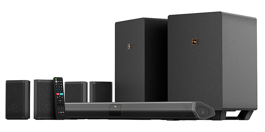 Nakamichi - Shockwafe 9.2.4Ch 1300W Soundbar System with Dual 10” Wireless Subwoofers, Dolby Atmos, eARC and SSE MAX - Black_0