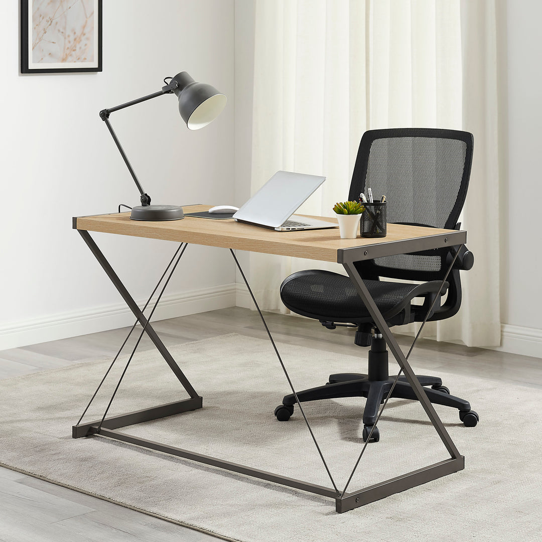 Insignia™ - Computer Desk – 47" Wide - Light Oak_5