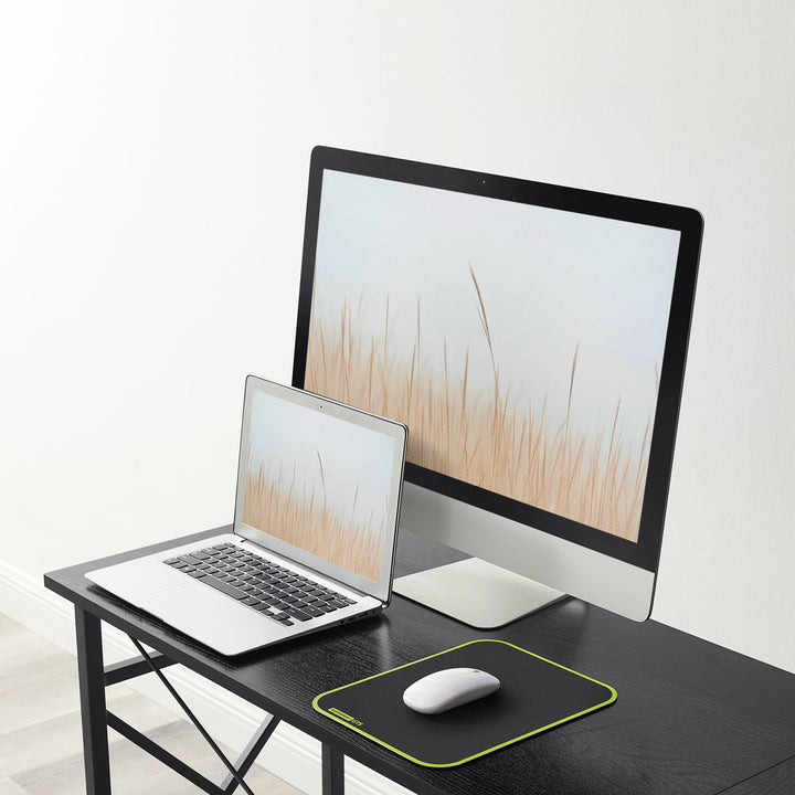 Insignia™ - L-Shaped Computer Desk with Hutch - Black_4