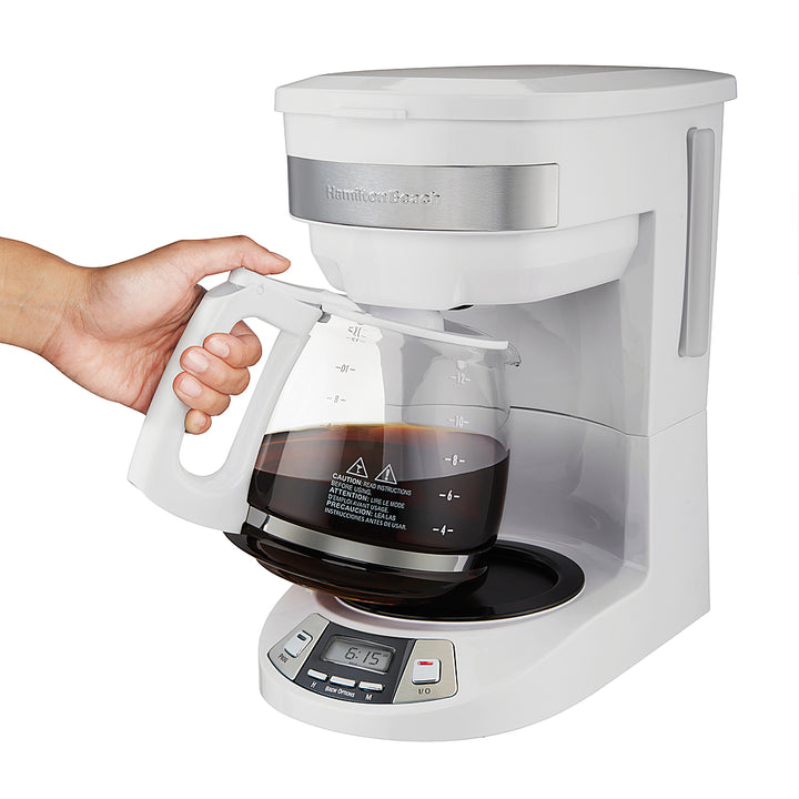 Hamilton Beach 12 Cup Programmable Coffee Maker - WHITE_5