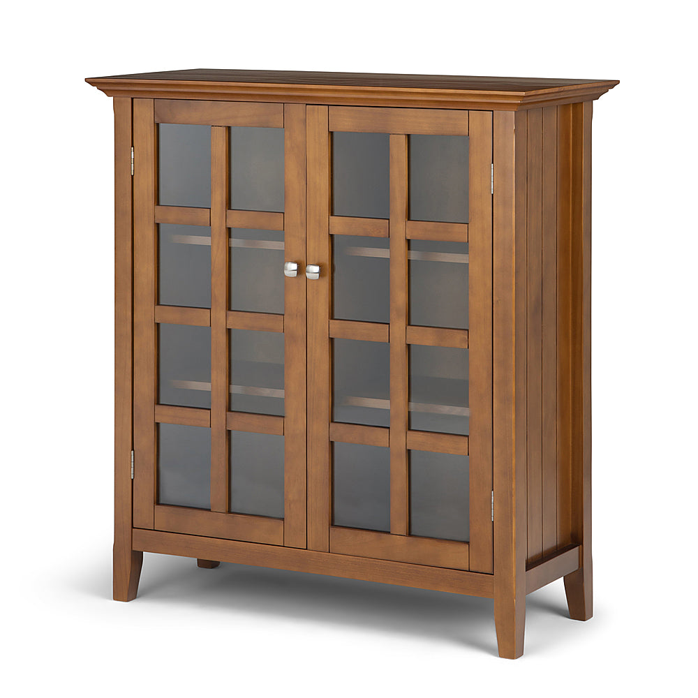 Simpli Home - Acadian Medium Storage Cabinet - Light Golden Brown_1