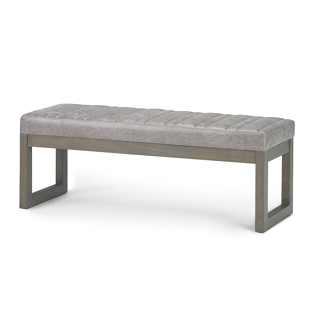 Simpli Home - Casey Ottoman Bench - Distressed Grey Taupe_1