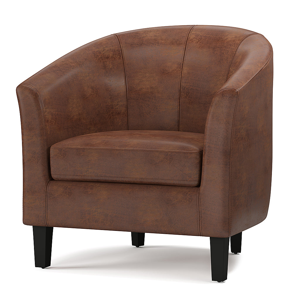 Simpli Home - Austin Tub Chair - Distressed Saddle Brown_1