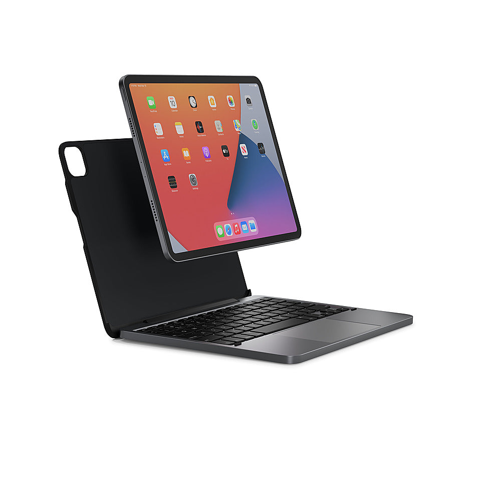Brydge - 11 MAX+ Wireless Keyboard for iPad Pro 11-inch (1st, 2nd & 3rd Gen) & iPad Air (4th, 5th Gen) w/Trackpad & SnapFit Case - Space  Gray_6