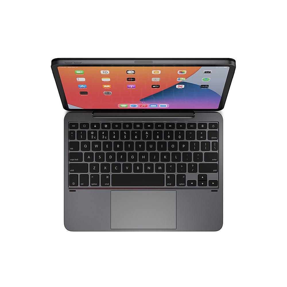Brydge - 11 MAX+ Wireless Keyboard for iPad Pro 11-inch (1st, 2nd & 3rd Gen) & iPad Air (4th, 5th Gen) w/Trackpad & SnapFit Case - Space  Gray_4