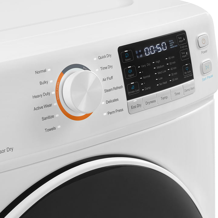 Insignia™ - 8.0 Cu. Ft. Electric Dryer with Steam and Sensor Dry - White_5
