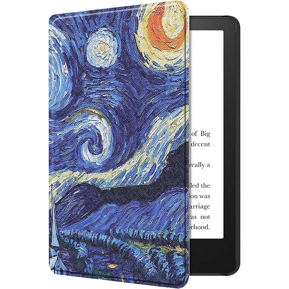 SaharaCase - Folio Case for Amazon Kindle Paperwhite (11th Generation - 2021 and 2022 release) - Blue/White_0