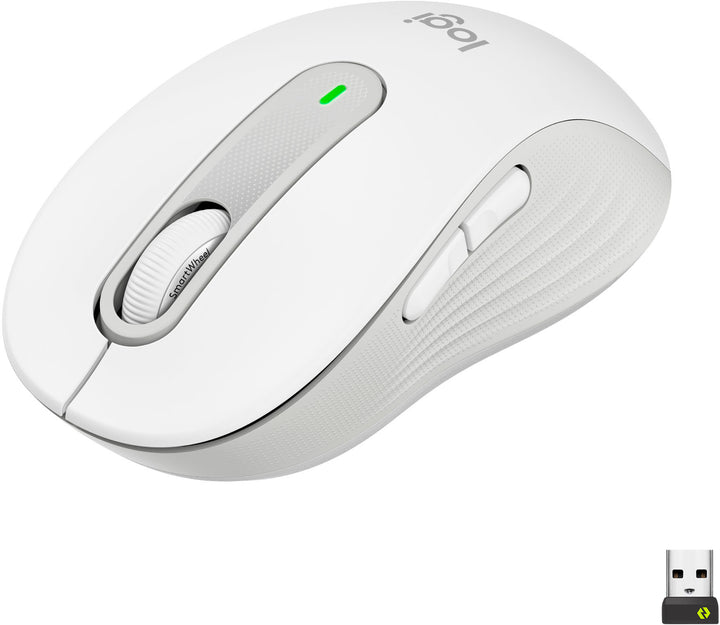 Logitech - Signature M650 Wireless Scroll Mouse with Silent Clicks - Off-White_0