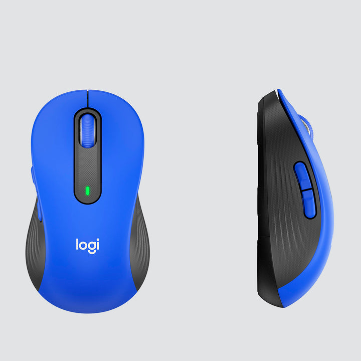 Logitech - Signature M650 L Full-size Wireless Scroll Mouse with Silent Clicks - Blue_1