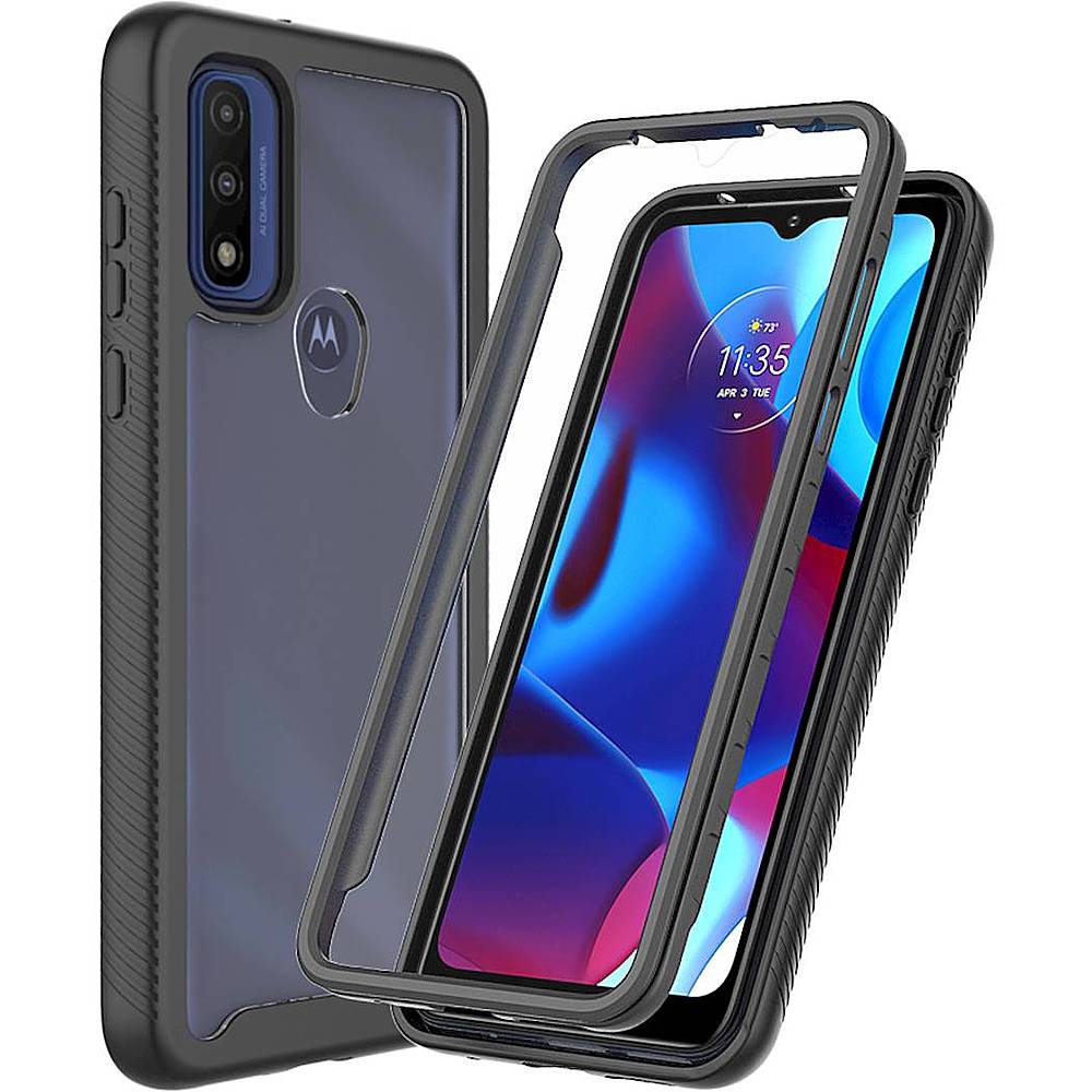 SaharaCase - GRIP Series Case for Motorola Moto G Pure and G Power 2022 - Black_5