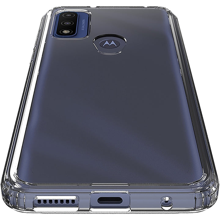 SaharaCase - Hybrid-Flex Hard Shell Case for Motorola G Pure and G Power 2022 - Clear_1