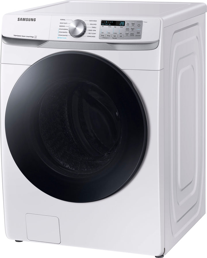 Samsung - 4.5 cu. ft. Large Capacity Smart Front Load Washer with Super Speed Wash - White_12