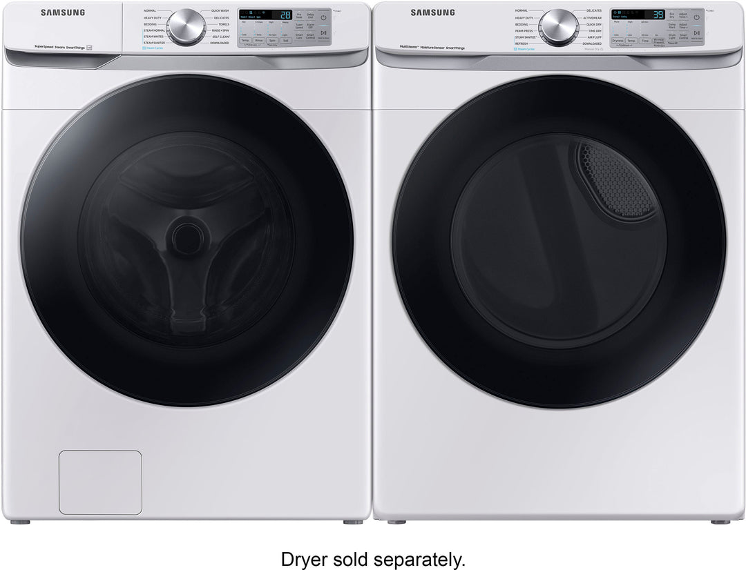 Samsung - 4.5 cu. ft. Large Capacity Smart Front Load Washer with Super Speed Wash - White_11