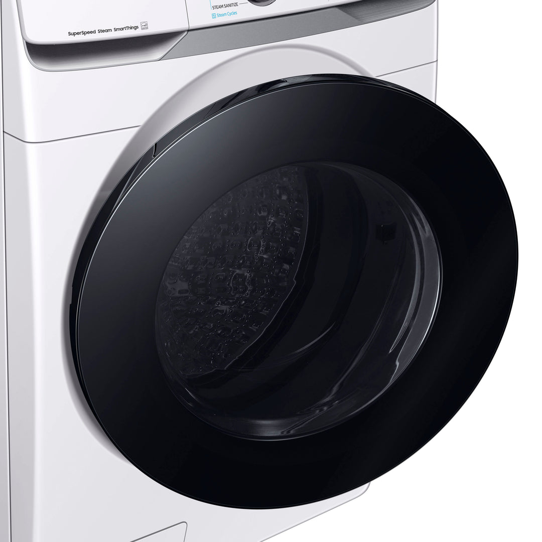 Samsung - 4.5 cu. ft. Large Capacity Smart Front Load Washer with Super Speed Wash - White_7