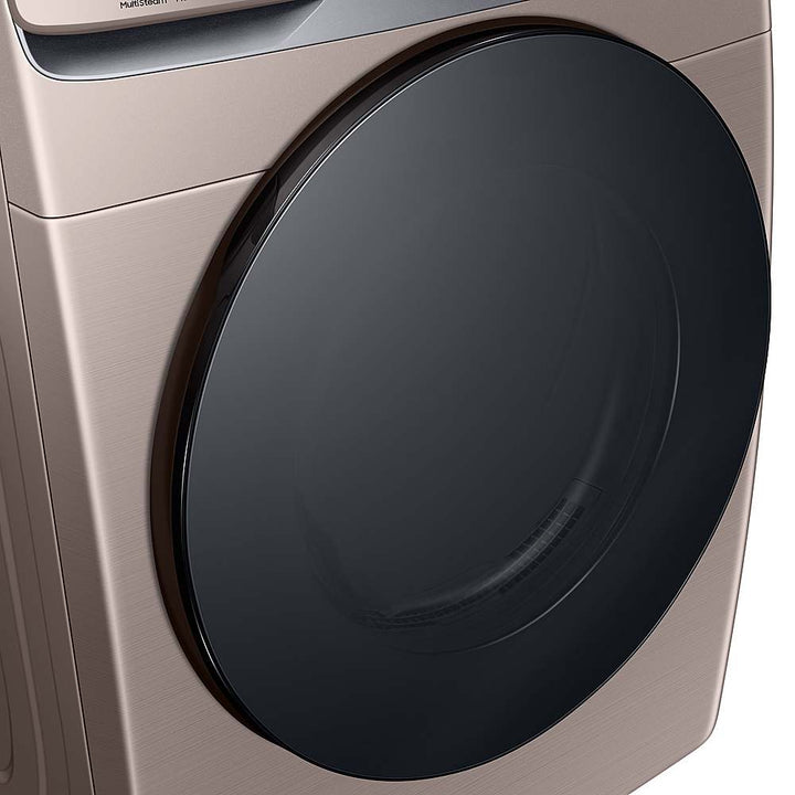 Samsung - 7.5 cu. ft. Smart Gas Dryer with Steam Sanitize+ - Champagne_7