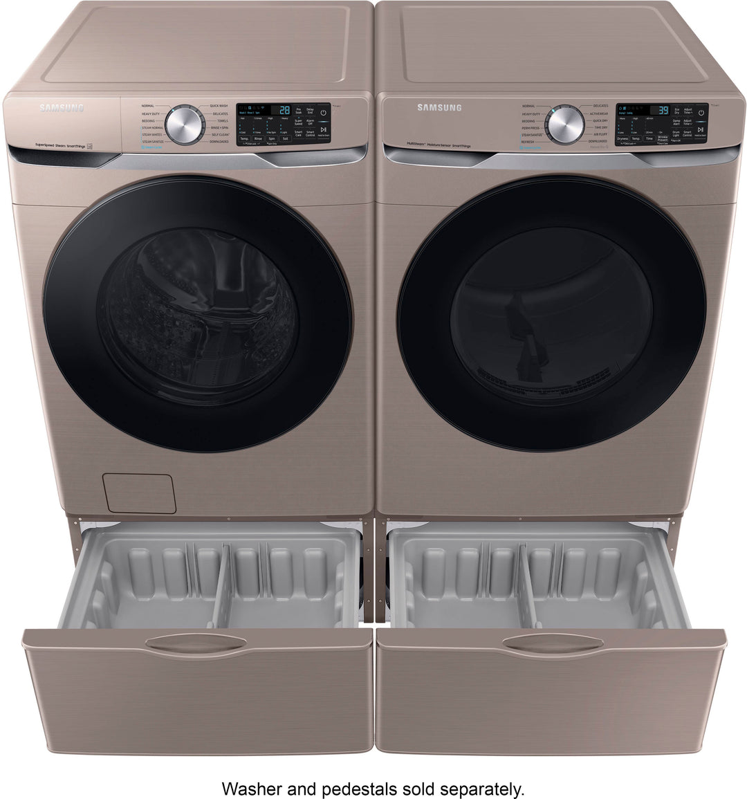Samsung - 7.5 cu. ft. Smart Electric Dryer with Steam Sanitize+ - Champagne_11