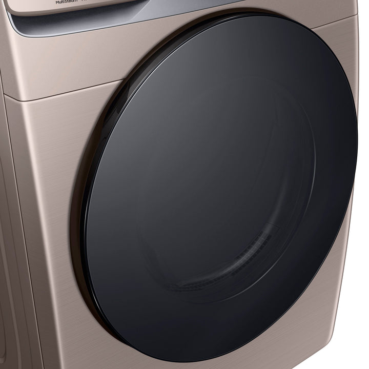 Samsung - 7.5 cu. ft. Smart Electric Dryer with Steam Sanitize+ - Champagne_6